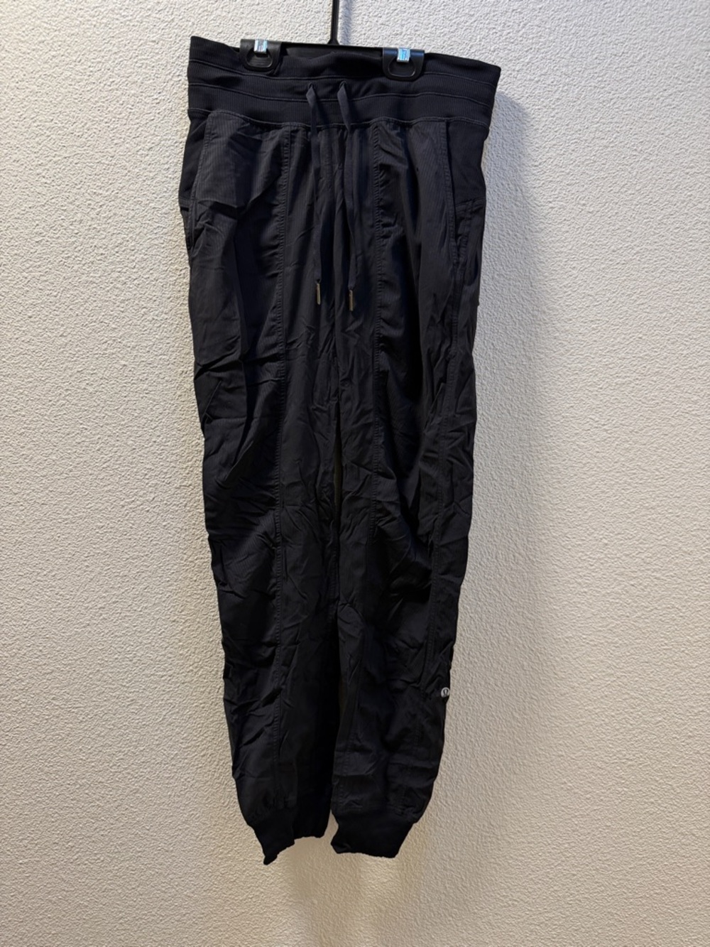 Women Black Drawstring Jogger Pants